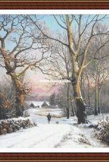 Classic Cross Stitch SC194 - Winter Sunset