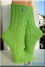 Hexenbesen Socks by Micha Klein/Wolletraum-German-Free