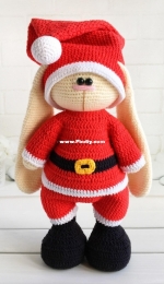 Knittoypatterns - Natalya Solovjeva - Natalia Solovieva - Santa outfit
