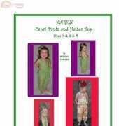 Nanoo Design-Karen Capri Pants and Halter Top Sewing Pattern