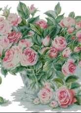 Luca-S B2286 - Bouquet of Pink Roses XSD