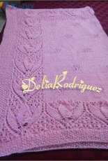 Tulips & Rosebuds Baby Blanket  by Eugen Beugler