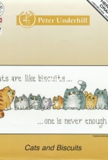 Heritage Crafts PUCB1443 - Cats and Biscuits by Peter Underhill