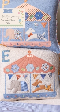 Tilda The Vintage Nursery - Carousel Pillow Putty