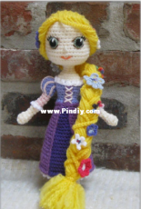 Crochet Cute Dolls - Carola Kaiser - Rapunzel - Russian translated
