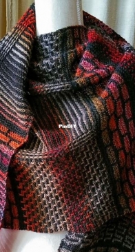 Mosaic Mania Shawl by Ute Nawratil