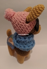 Hipster Llama Amigurumi