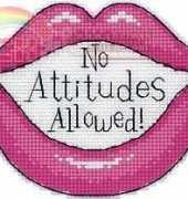 Dimensions - Read My Lips 73003 No Attitudes Allowed
