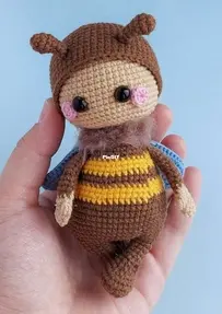 patternlekatoys - Abrosimova Elena - Елена Абросимова - Bee - Пчела - Russian - Free