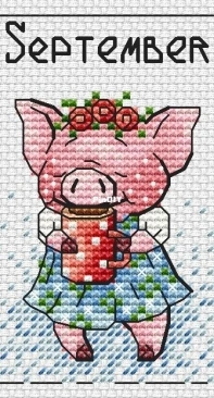 Piggys Calendar - September by Tascha Volk