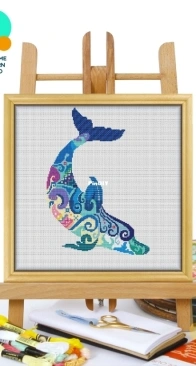 Awesome Pattern Studio - CS413 - Mandala Dolphin XSD