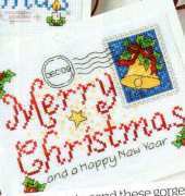 Beautiful Christmas Card 6 by Debra Page from The World of Cross Stitching TWOCS 158 XSD