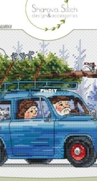 Sharova Stitch - Old Car by Tatyana Sharova