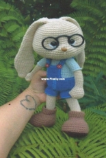 Atelier Andreia Miano - Mauro the Bunny Tie Back or Doorstop - Portuguese