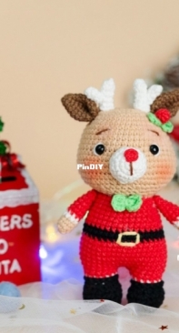 Meow Amigurumi - Anh Le - Jaine - Bailey Reindeer - Free