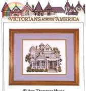 Debbie Patrick Victorian Houses CS-86 Pillow Thompson House