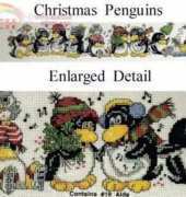 Design Works 5416 - Christmas Penguin Row