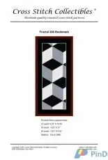 Cross Stitch Collectibles - Fractal 308 Bookmark - FR-308
