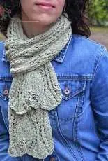 Ogee Lace Scarf by Susanna IC-Free