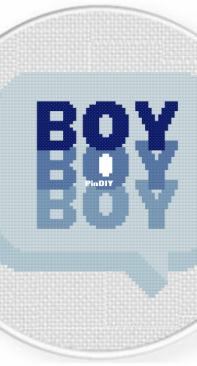 Daily Cross Stitch - Boy Boy Boy
