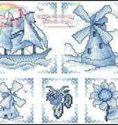 Classic Delftware from Cross Stitch Crazy Issue 8