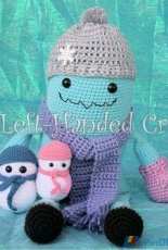 Left Handed Crocheter - Jennifer Adams - Eliot the monster - Free