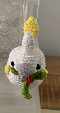 Christmas bauble Cockatoo