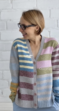 Cardigan Stripes by Olga Groznetskaya / stepmother.queen - Russian