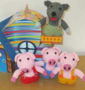 The three little pigs and the wolf