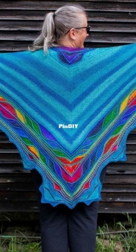 Vacation Butterfly Shawl by MarinJa Knits/Marin Melchior