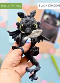 Alinet Toys - Alina Yapaeva - Black Dragon