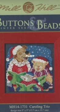 Mill Hill - Buttons & Beads Winter Series MH14-1731 Caroling Trio XSD