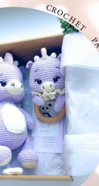 Mimi.toys.98 - Jana Lebedeva - Яна Лебедева - Ronne the Little Dragon Rattle Toy