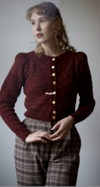 Fabel Knitwear - Minerva Cardigan by Helene Arnesen - English