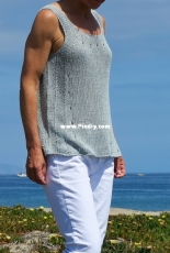 Big Wave Sleeveless Top by Heidi Kirrmaier-English