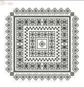 Blackwork biscornu