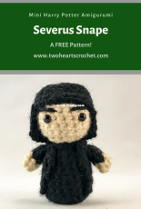 Two Hearts Crochet - Alex Mikkelborg - Severus Snape - Free