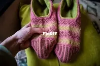 Alexandria Slippers by Knitting Hour-English, Russian-Free