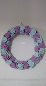 Cheese fabric wreath