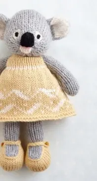 Koala in a Dress by Julie Williams - Little Cotton Rabbits