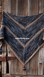 Cindersmoke Blanket Shawl by Kalurah Hudson