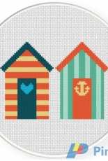 Daily Cross Stitch - Beach Houses