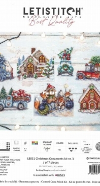 LetiStitch - L8051 - Christmas Ornaments