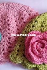 Crazy Daisy Crochet Hooks - Baby Seabreeze Summers Hat