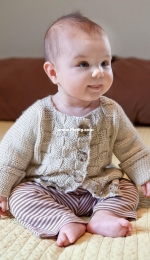 Burnett – Baby Cardigan by the Berroco Design Team - Free