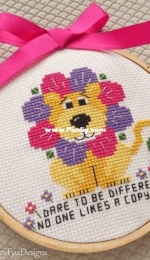 Fuzzy Fox Designs - Different Little Lion