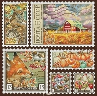 Postage Stamps by Julia Zolotova