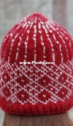 Winter Diamonds Beanie by Audrey B-Free