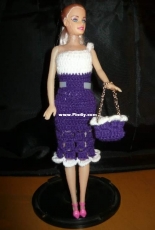 Maguinda Bolsón - Natali dress and bag set for dolls