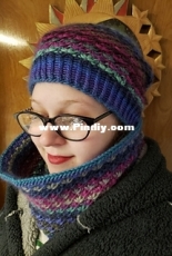 Shasta Cowl and Hat by Victoria Myers